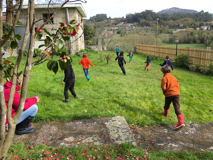 Materiales Montessori en colegio Val Miñor